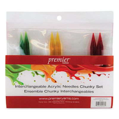 Premier Yarn Interchangeable Acrylic Knitting Needle Set - Chunky Set