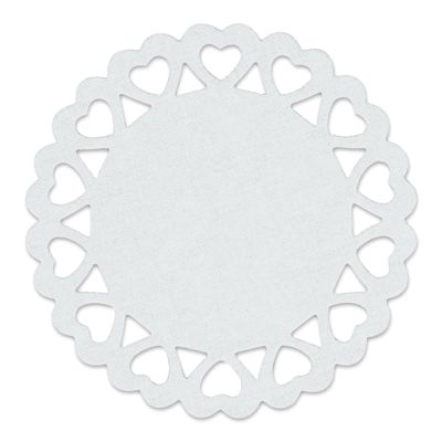 Craft Decor Canvas Doilies - White, Package of 6