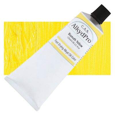 CAS AlkydPro Fast-Drying Alkyd Oil Color - Bismuth Yellow, 120 ml tube