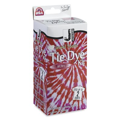 Jacquard Jewel Tones Tie Dye Kit - Ruby