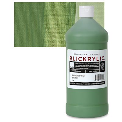 Blickrylic Student Acrylics - Green Oxide, Quart