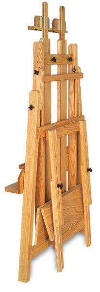 Best San Pedro Easel - Angled view of folded Easel