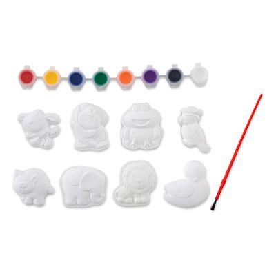 Playtek Figurine Paint Kit - Wildlife (Kit contents)