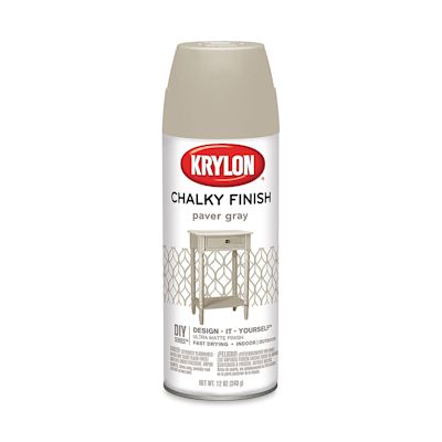 Krylon Chalky Finish Spray Paint - Paver Gray