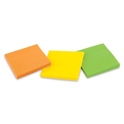 Post-it Extreme Notes - Assorted Colors, Pkg of 3, 3" x 3"