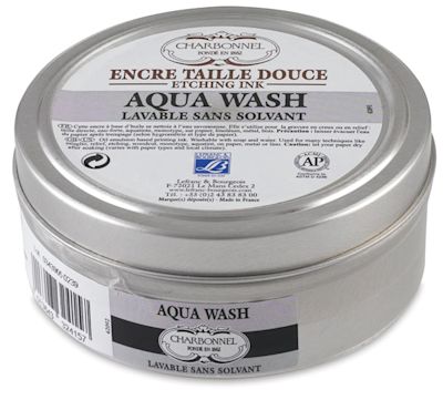 Charbonnel Aqua Wash Etching Ink - Black 55981, 150 ml