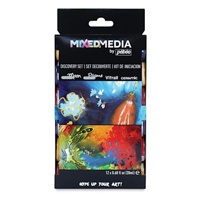 Pebeo Mixed Media Discovery Set - Set B, Set of 12