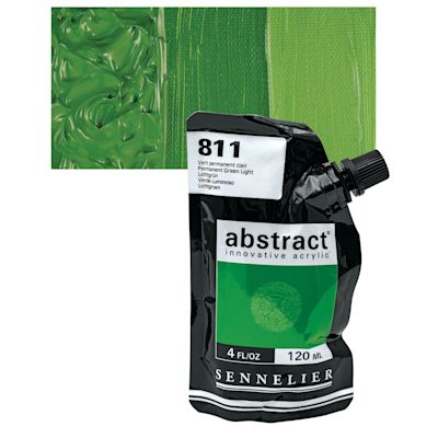 Sennelier Abstract Acrylic - Permanent Green Light, 120 ml pouch