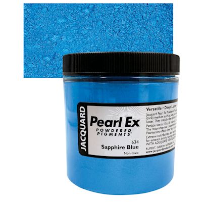 Jacquard Pearl-Ex Pigment - 0.1 oz, Sapphire Blue