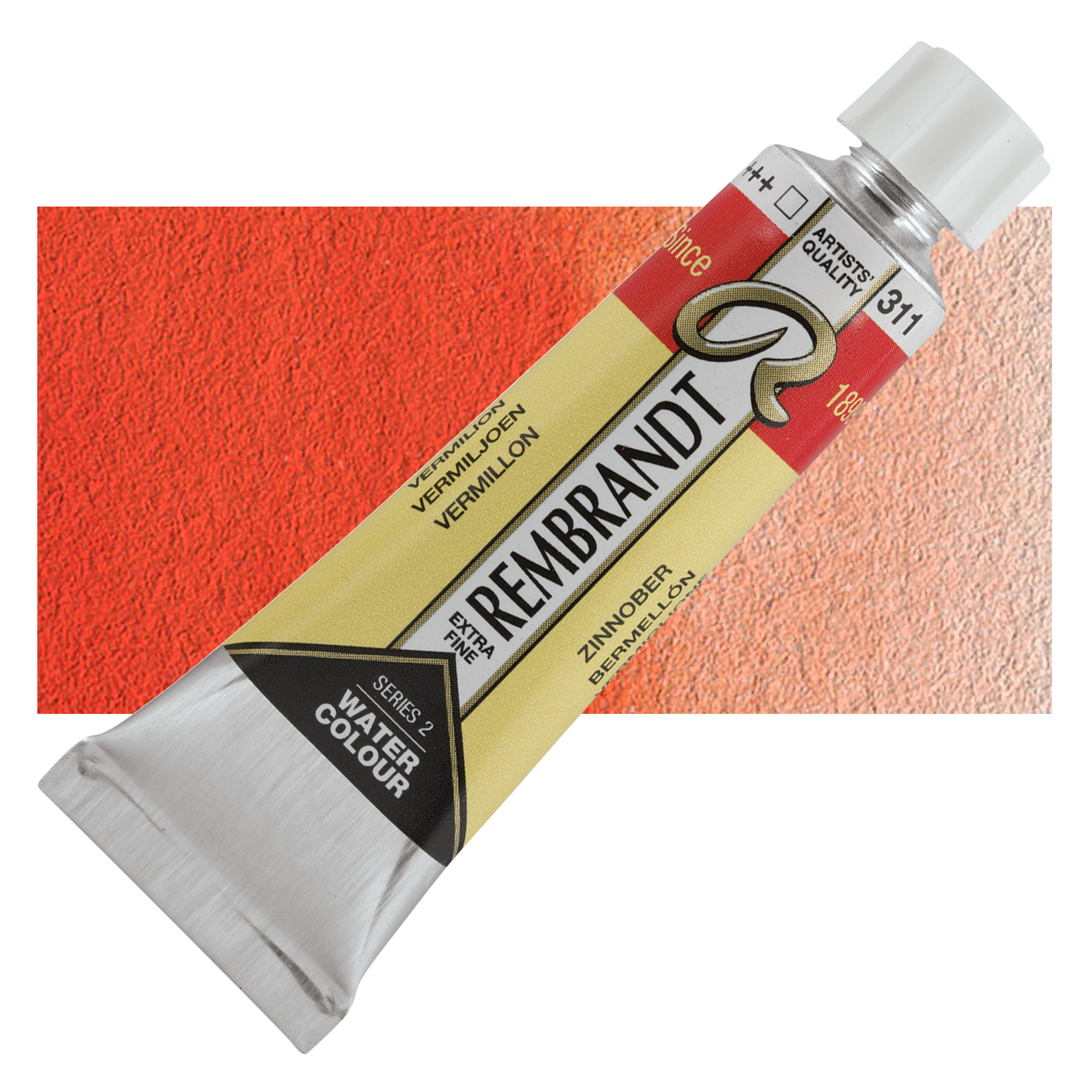 Rembrandt Artist Watercolors Vermilion 10 Ml Tube Utrecht Art Supplies