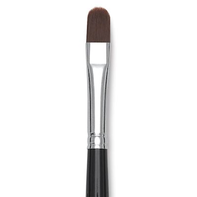 Da Vinci Top Acryl Synthetic Brush - Filbert, Short Handle, Size 8