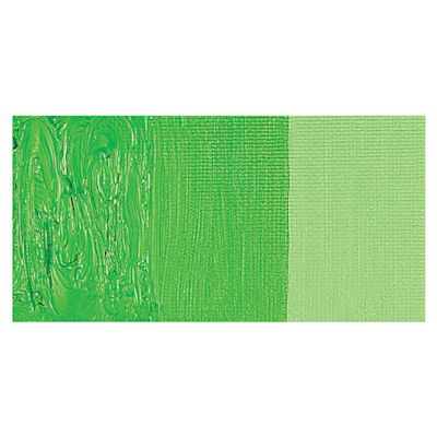 Utrecht Artists' Imperfect Oil Paint - Yellow Green, 37 ml, Swatch