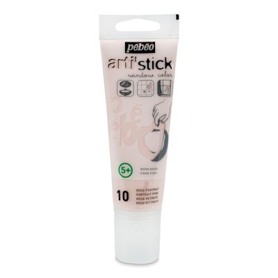 Pebeo Arti' Stick Window Color - Salmon, 75 ml tube