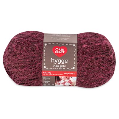 Red Heart Hygge Yarn-Plum Candy 5oz