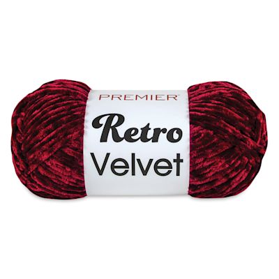 Premier Retro Velvet Yarn - Ruby