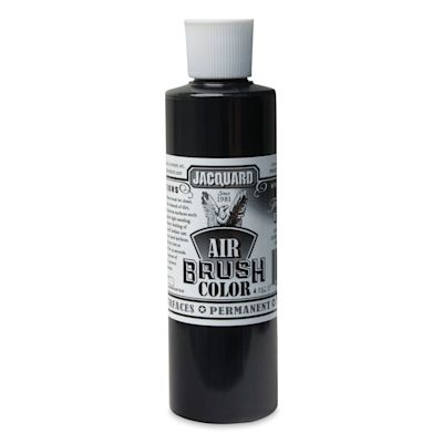 Jacquard Airbrush Paint - 8 oz, Transparent Black