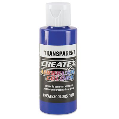 Createx Airbrush Color - 2 oz, Transparent Ultramarine Blue