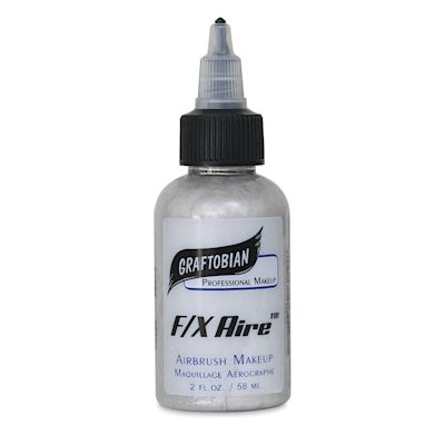 Graftobian F/X Aire Airbrush Makeup - Silver, 2 oz