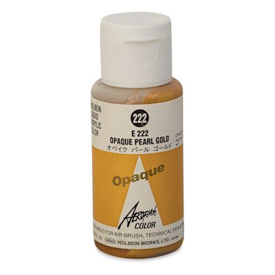 Holbein Aeroflash Liquid Acrylic - 35 ml, Opaque Pearl Gold