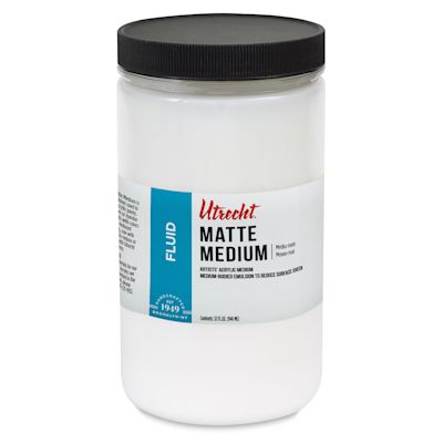 Utrecht Acrylic Medium - Matte Medium, Quart