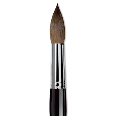 Da Vinci Maestro Watercolor Red Sable Brush - Jumbo Round, Short Handle, Size 32