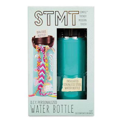STMT DIY Personalized Water Bottle Kit (Front of packaging)