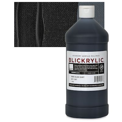 Blickrylic Student Acrylics - Mars Black, Quart