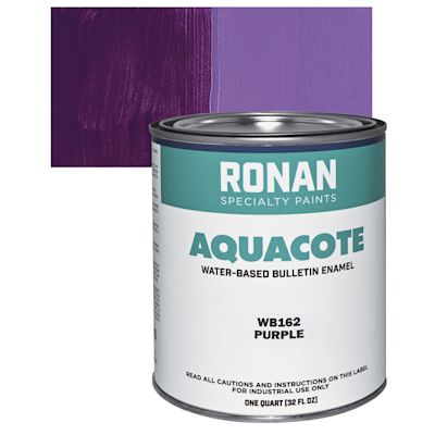 Ronan Aquacote Water-Based Acrylic Color - Purple, Quart