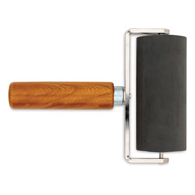 Holbein Super Soft Brayer - Front view of Brayer