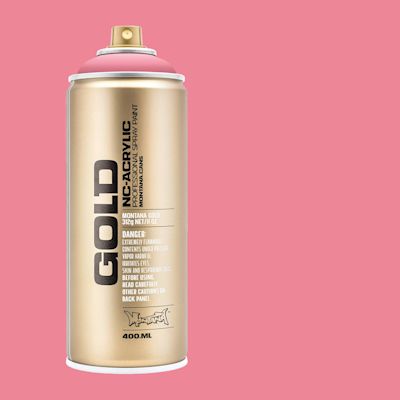 Montana Gold Acrylic Professional Spray Paint - Bazooka Joe, 400 ml (Spray can with color swatch)