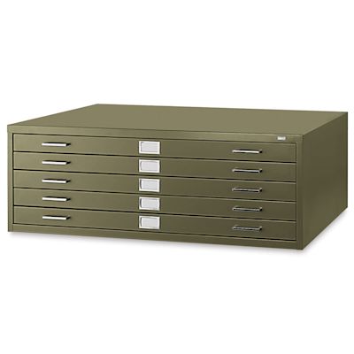 Safco Steel Flat File - Chai Tea, 5 Drawer, Medium
