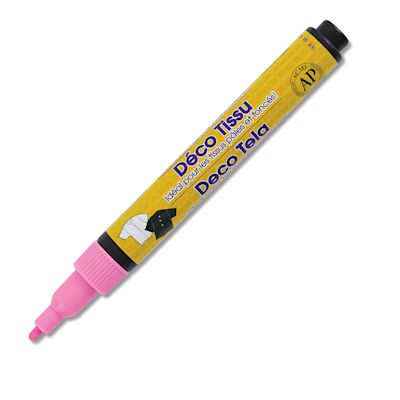Marvy Decofabric Paint Markers - Pink, Marker