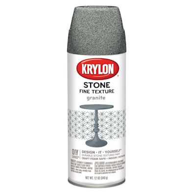 Krylon Natural Stone Spray Paint - Granite, 12 oz can