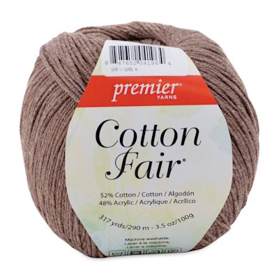 Premier Yarn Cotton Fair Yarn - Cocoa