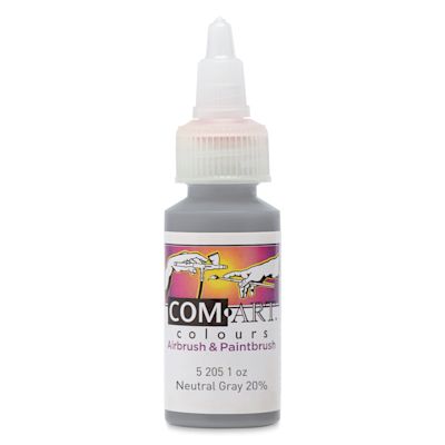 Iwata Com-Art Airbrush Color - 1 oz, Neutral Gray 20%