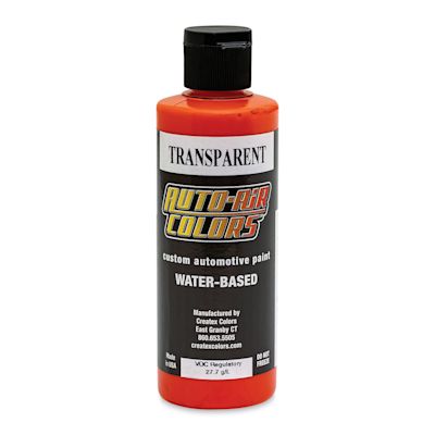 Createx Auto Air Color - 4 oz, Transparent Orange