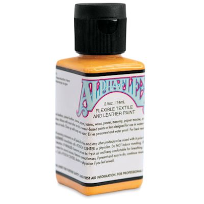 Alpha6 AlphaFlex Textile and Leather Paint - Light Orange, 74 ml, Bottle