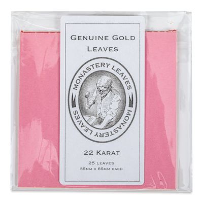 Monastery Gold Leaf - Yellow Gold, 23.75K, 25 Sheets