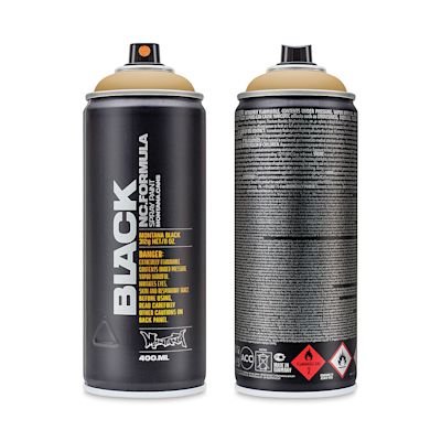 Montana Black Spray Paint - Sand, 400 ml can