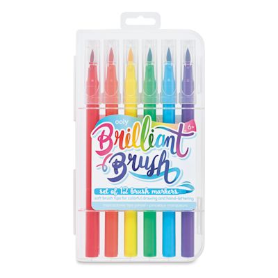 Ooly Brilliant Brush Marker Set