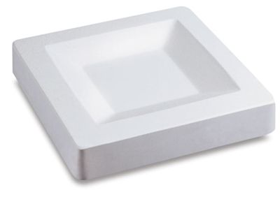 Amaco Drape Molds - Front view of 8" Square Slump Mold