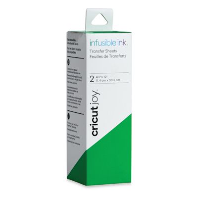Cricut Joy Infusible Ink Transfer Sheets - Bright Green, 4-1/2" x 12", Package of 2 (In packaging)