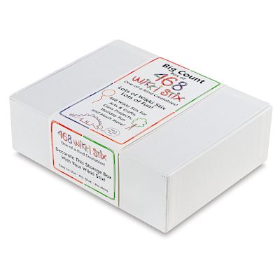 Wikki Stix Big Count Class Kit - Right angle view of Package with label