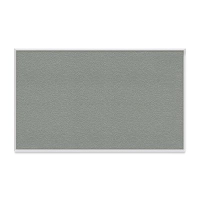 Ghent PremaTak Tackboard - 3 ft x 5 ft, Stone, Vinyl, Aluminum Frame