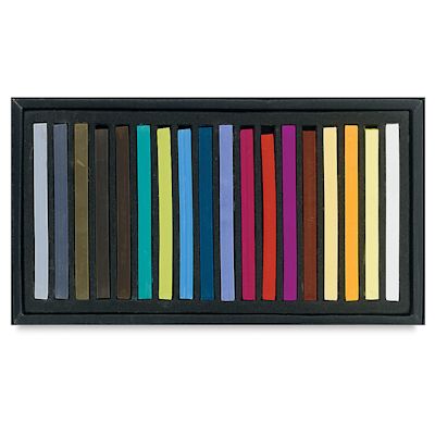 Richeson Semi-Hard Square Pastel - Set of 18 (contents)