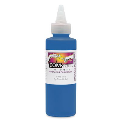 Iwata Com-Art Airbrush Color - 4 oz, Opaque Blue Violet