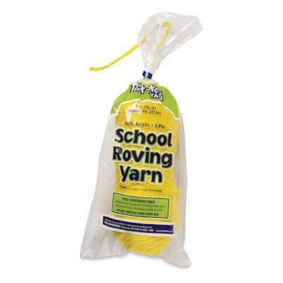Trait-Tex School Roving Yarn - 8 oz, 3-Ply, Yellow