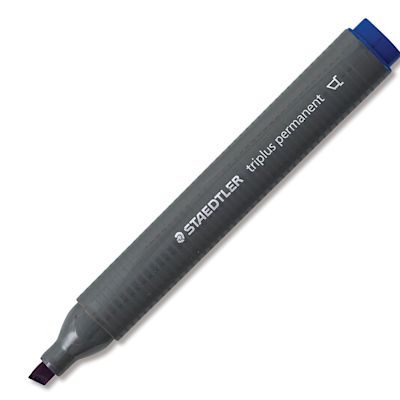 Staedtler Triplus Permanent Marker - Blue, Chisel Tip