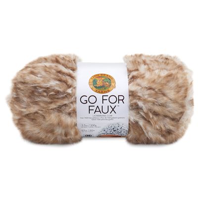 Lion Brand Go For Faux Yarn - Pomeranian, 64 yds
