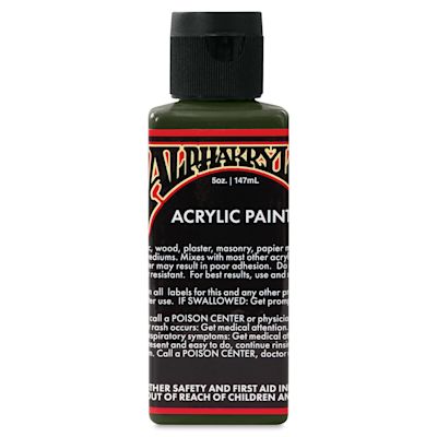 Alpha6 Alphakrylic Acrylic Paint - Army Green, 5 oz